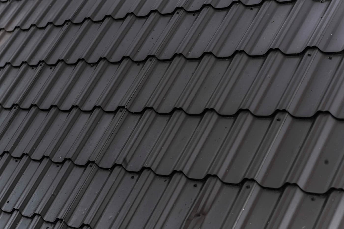 New asphalt shingles being installed