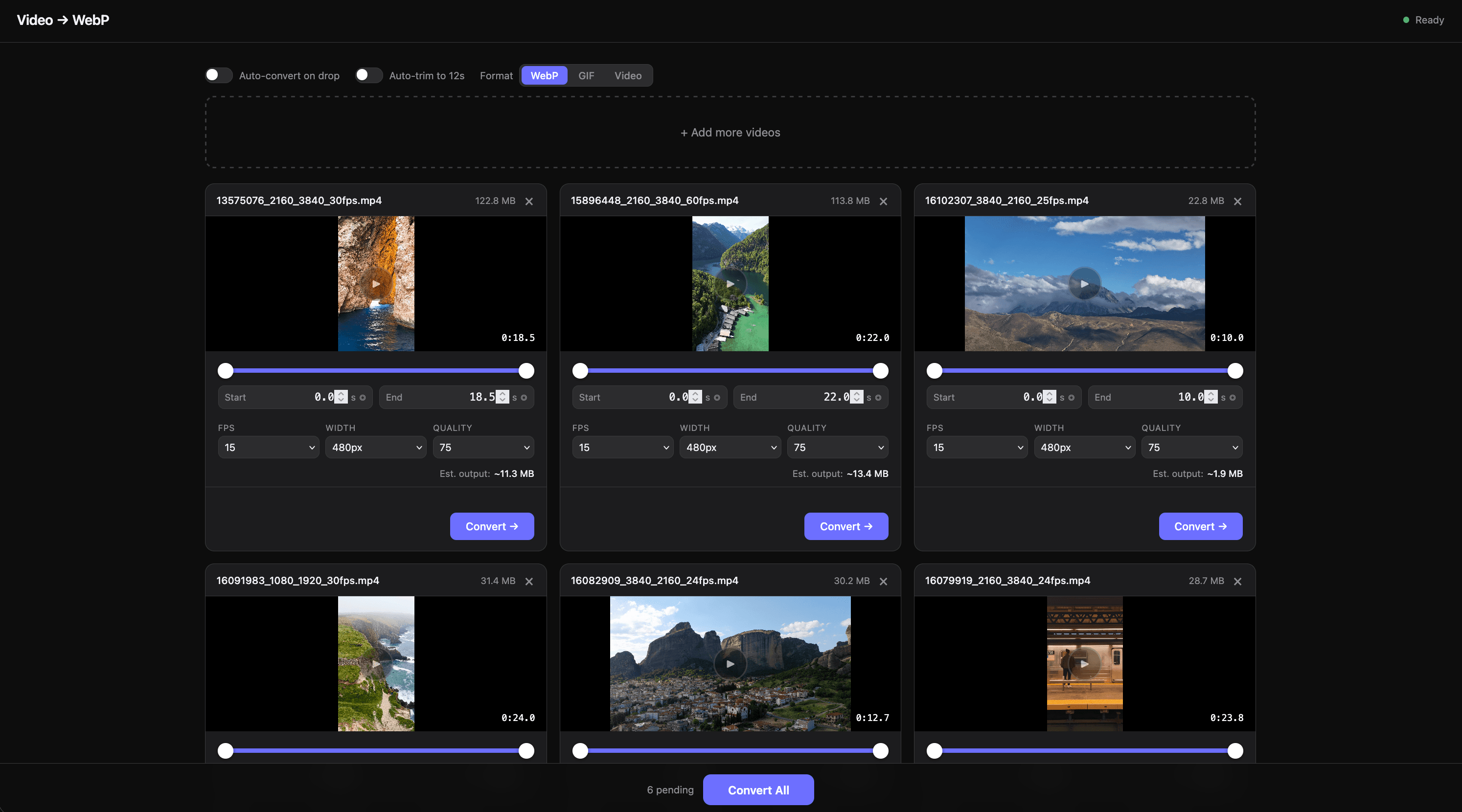 Videotogif screenshot